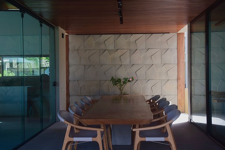 Casa alto padrão em Serrambi com rooftop exclusivo