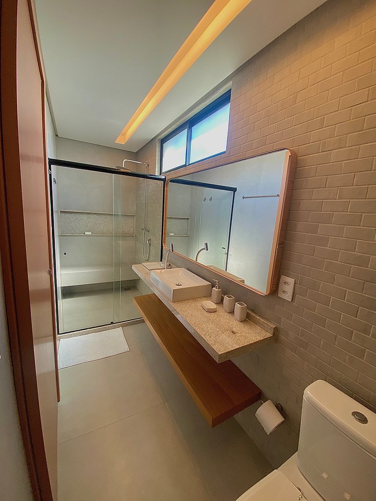 Casa alto padrão em Serrambi com rooftop exclusivo
