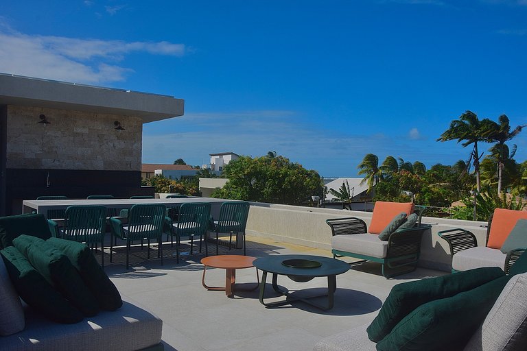 Casa alto padrão em Serrambi com rooftop exclusivo