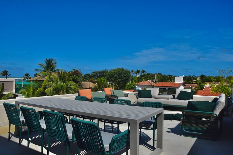 Casa alto padrão em Serrambi com rooftop exclusivo